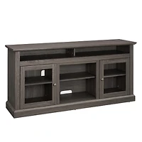 Casainc Retro Grey Storage Bathroom Cabinet with Open Shelves