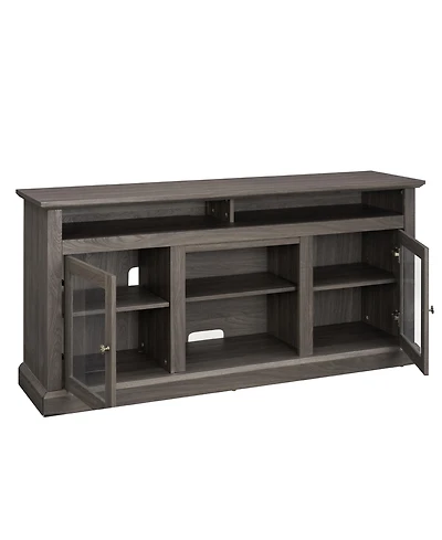 Casainc Retro Grey Storage Bathroom Cabinet with Open Shelves