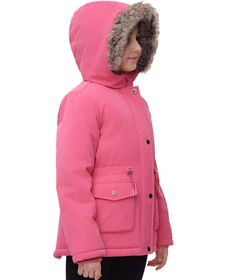 Rokka&Rolla Girls Sherpa Fleece Lined Parka Coat 4-18