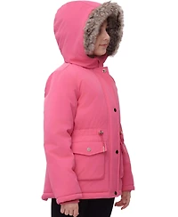 Rokka&Rolla Girls Sherpa Fleece Lined Parka Coat 4-18