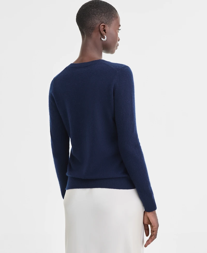Charter Club 100% Cashmere Women's V-Neck Long-Sleeve Sweater, Macy's Exclusive