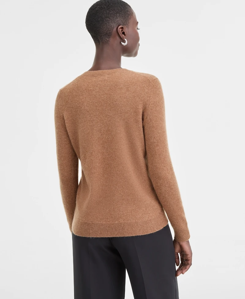 Charter Club 100% Cashmere Women's V-Neck Long-Sleeve Sweater, Macy's Exclusive