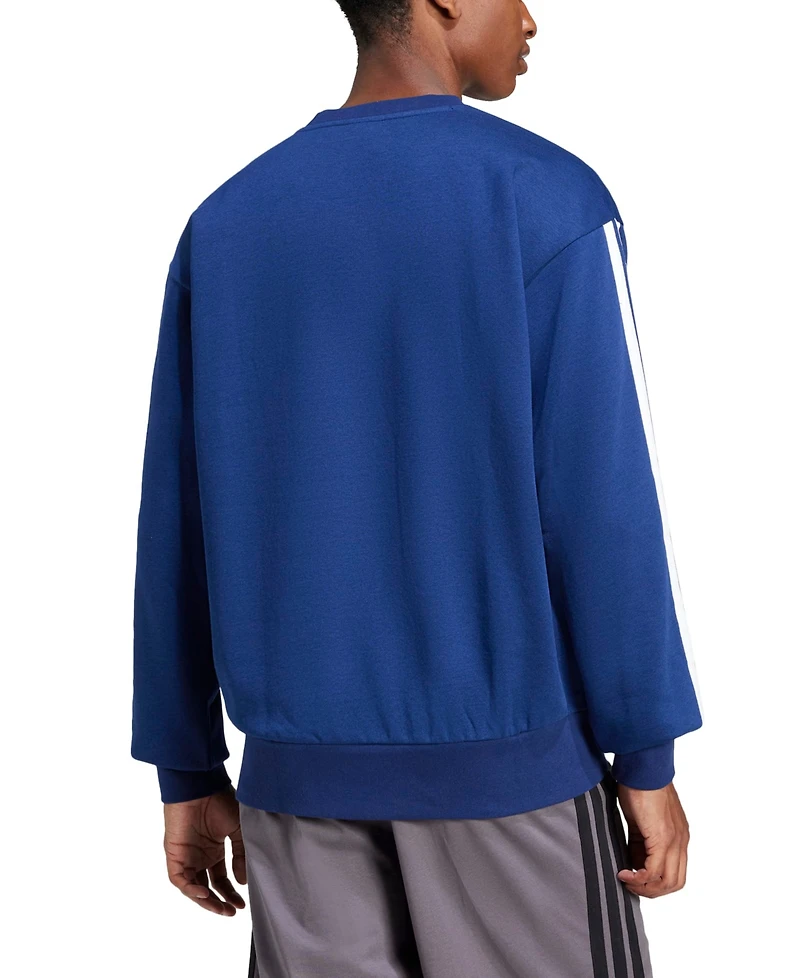 adidas Men's Essentials 3-Stripes Fleece Sweatshirt