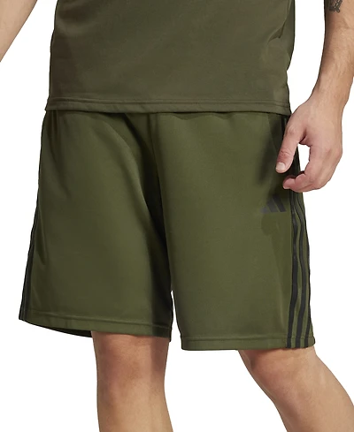 adidas Men's Pique 3-Stripes Logo Training Shorts