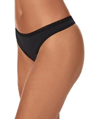 Dkny Women's Low-Rise Cotton Thong Underwear DK8461