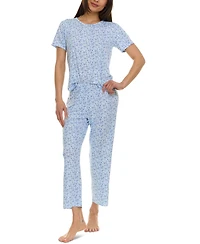 Flora by Flora Nikrooz Women's 2-Pc. Jody Floral Pajamas Set