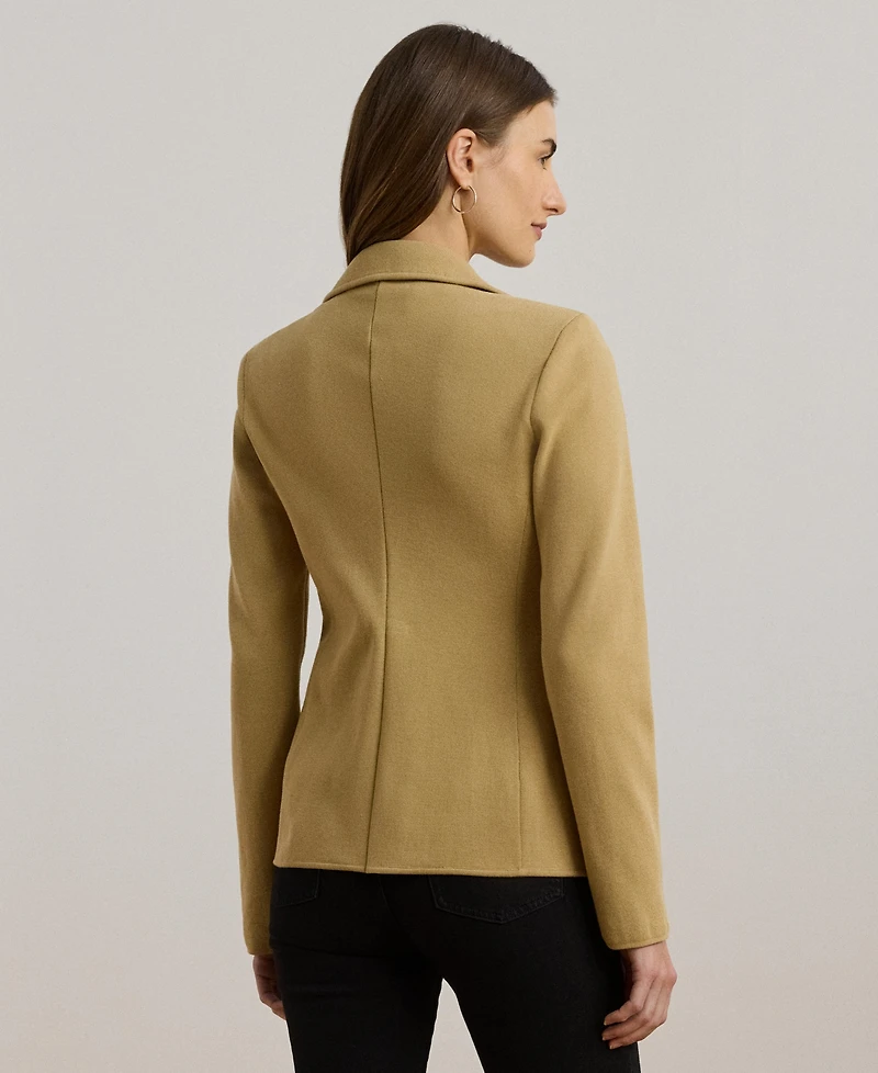 Lauren Ralph Women's Cotton-Blend Sweater Blazer