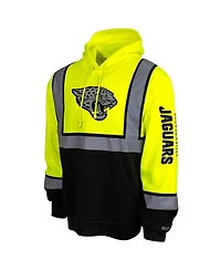 Buffalo Outdoors Men's Yellow Jacksonville Jaguars High-Visibility Safety Hooded Sweatshirt