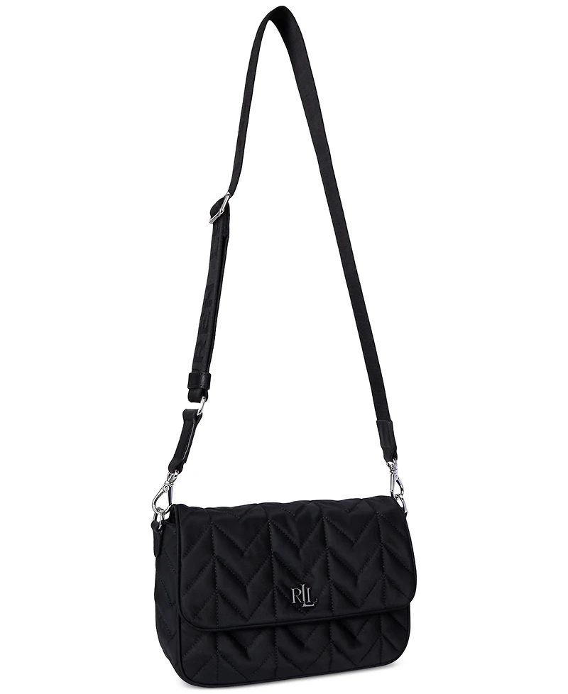 Lauren Ralph Quilted Small Stevie Messenger Bag