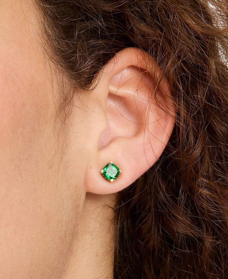 kate spade new york Color Cubic Zirconia Square Stud Earrings