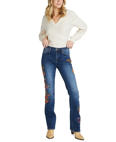 Driftwood Women's Kelly X Oshibana Mid-Rise Bootcut Jeans