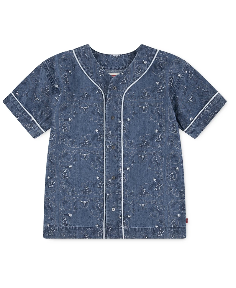 Levi's Big Boys Baseball Woven Shirt