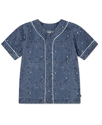 Levi's Big Boys Baseball Woven Shirt