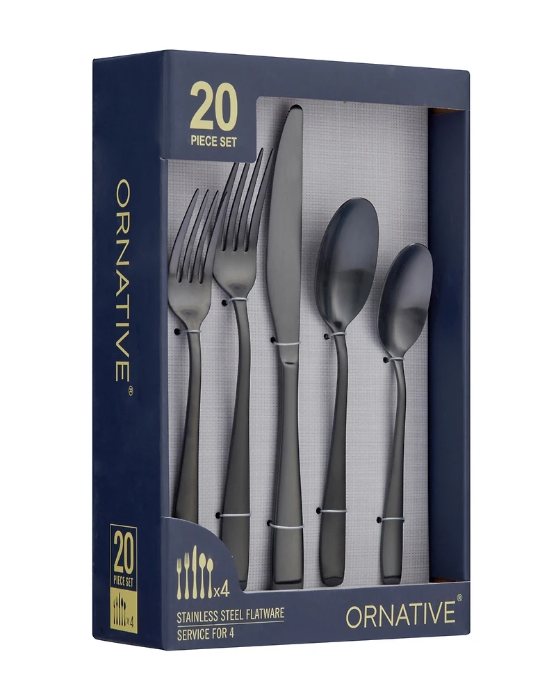 Ornative Remus 20-Pc. Flatware Set, Service for 4
