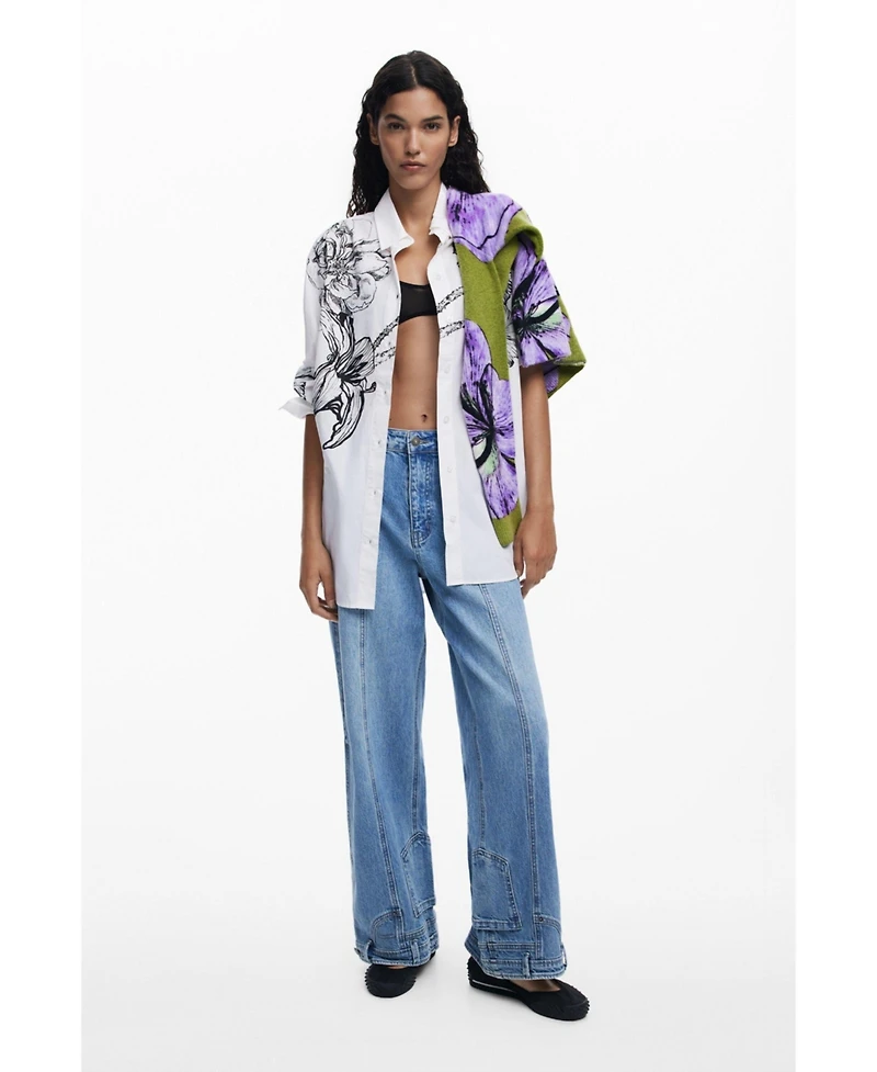 Desigual Women's Shirt designed by Mr. Christian Lacroix