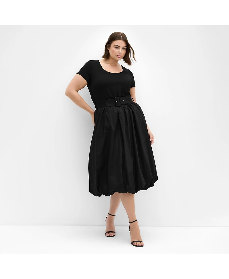 City Chic Women's Plus Paris Love Dress