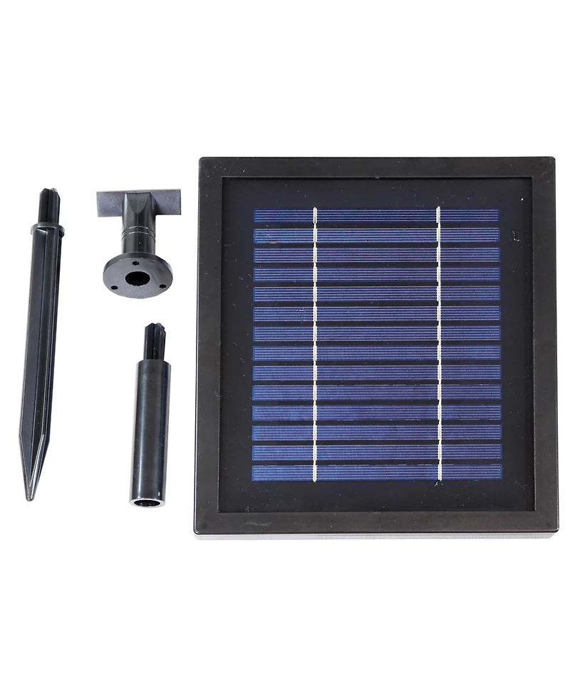 Sunnydaze Decor 46" H Outdoor 2-Tier Pineapple Solar Water Fountain with Battery Backup