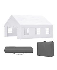 Mondawe 20x20FT Heavy Duty Party Tent - Waterproof Wedding Canopy with Removable Walls