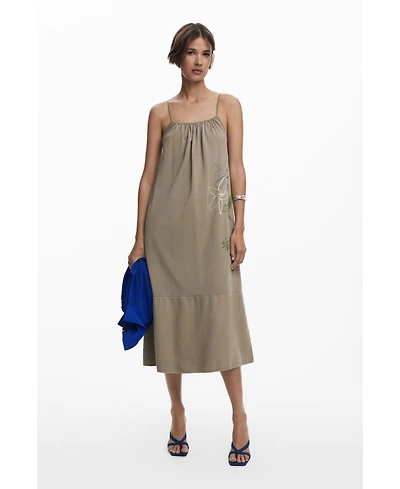 Desigual Women's Straight neckline dress