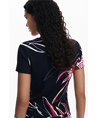 Desigual Women's Abstract floral T-shirt