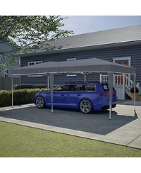 Mondawe 10'x20' Commercial Pop-Up Canopy Tent with 6 Sidewalls
