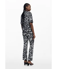 Desigual Women's Fluid long bandana pants
