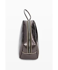 Desigual Women's Medium elongated metallic toiletry bag