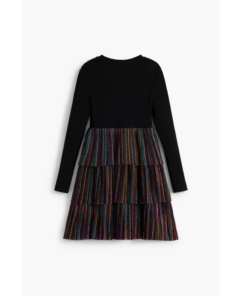Desigual Girls Girls's Lurex ruffle dress