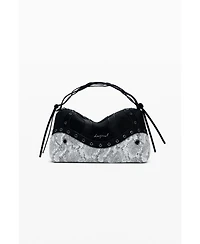 Desigual Women's Medium studded snake bag