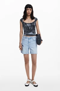 Desigual Women's Short-sleeve gradient T-shirt