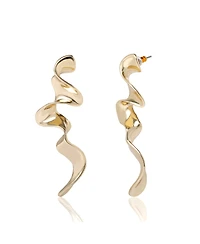 Bcbg Wavy Statement Drop Earrings