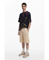 Desigual Men's Short-sleeve T-shirt with drawings
