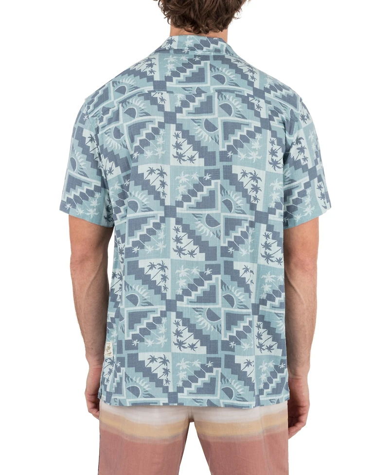 Hurley Men's Laguna Camp Short Sleeve Shirt