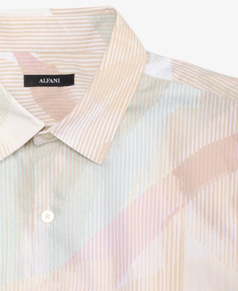 Alfani Men's Interstellar Patterned Shirt