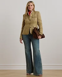 Lauren Ralph Plus High-Rise Flare-Leg Jeans