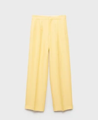 Mango Women's Straight-Fit Suit Pants