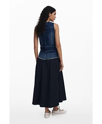 Desigual Women's Denim combined dress