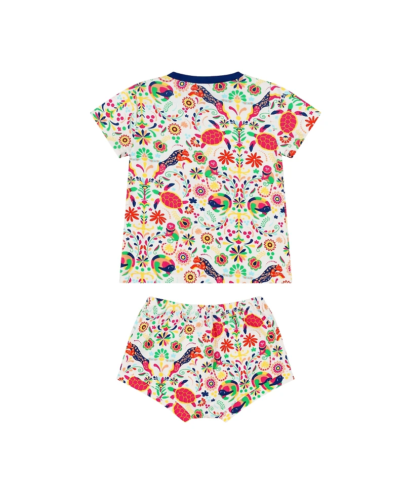 Mixed Up Clothing Baby Suave Tee and Bloomer Shorts Set