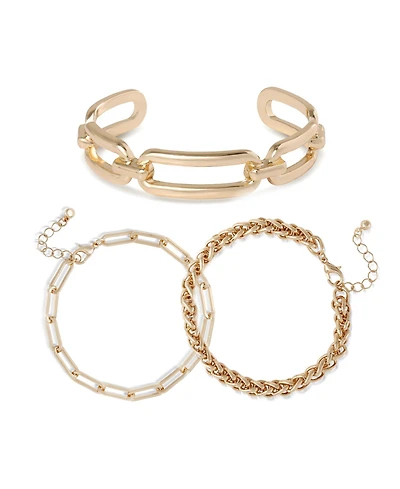 Bcbg Set of 3 Chain Link Bracelets