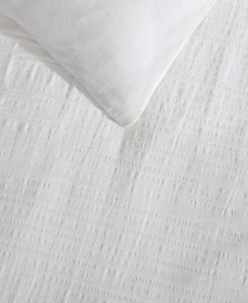 Vera Wang Bark Texture Cotton Jacquard 3-Pc. Comforter Set, Queen