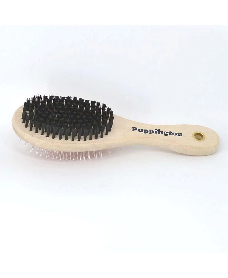 Puppington 2-in-1 Dog Grooming and Deshedding Brush for Small and Large Dogs