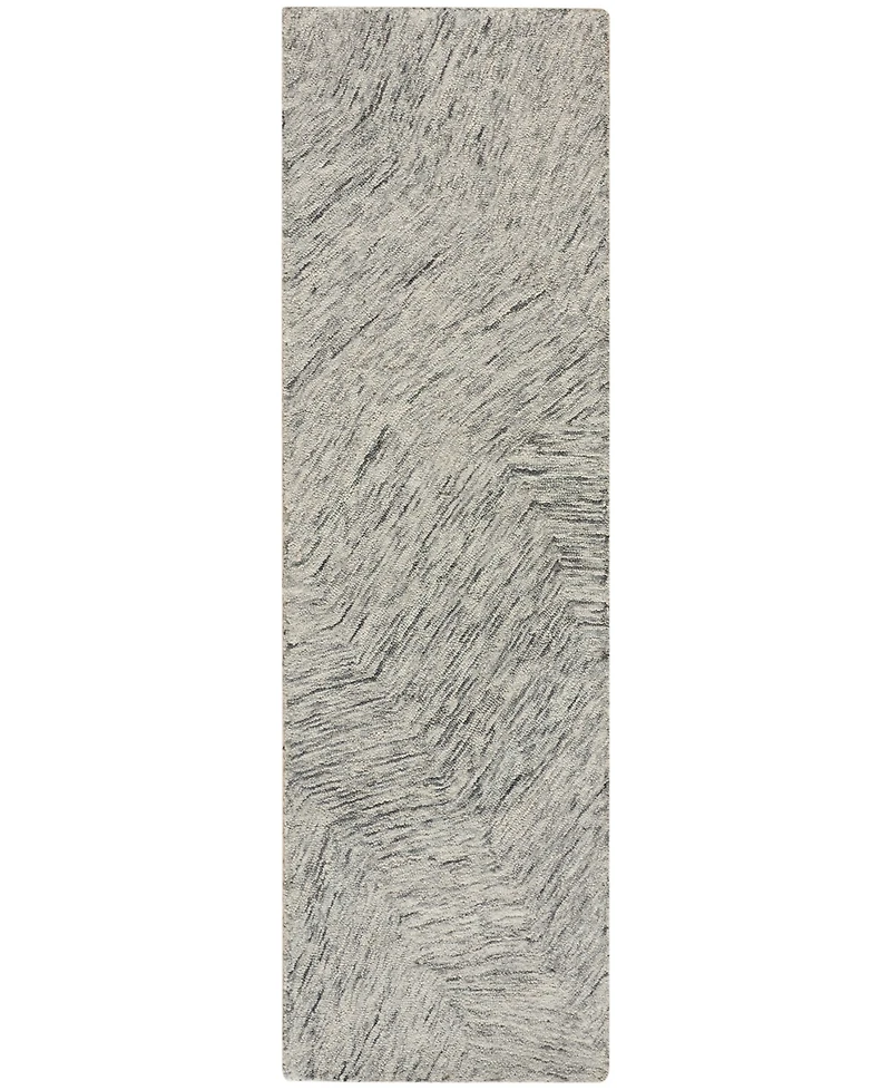 Dkny Pure Angles ANG01 2'2"x7'5" Runner Area Rug