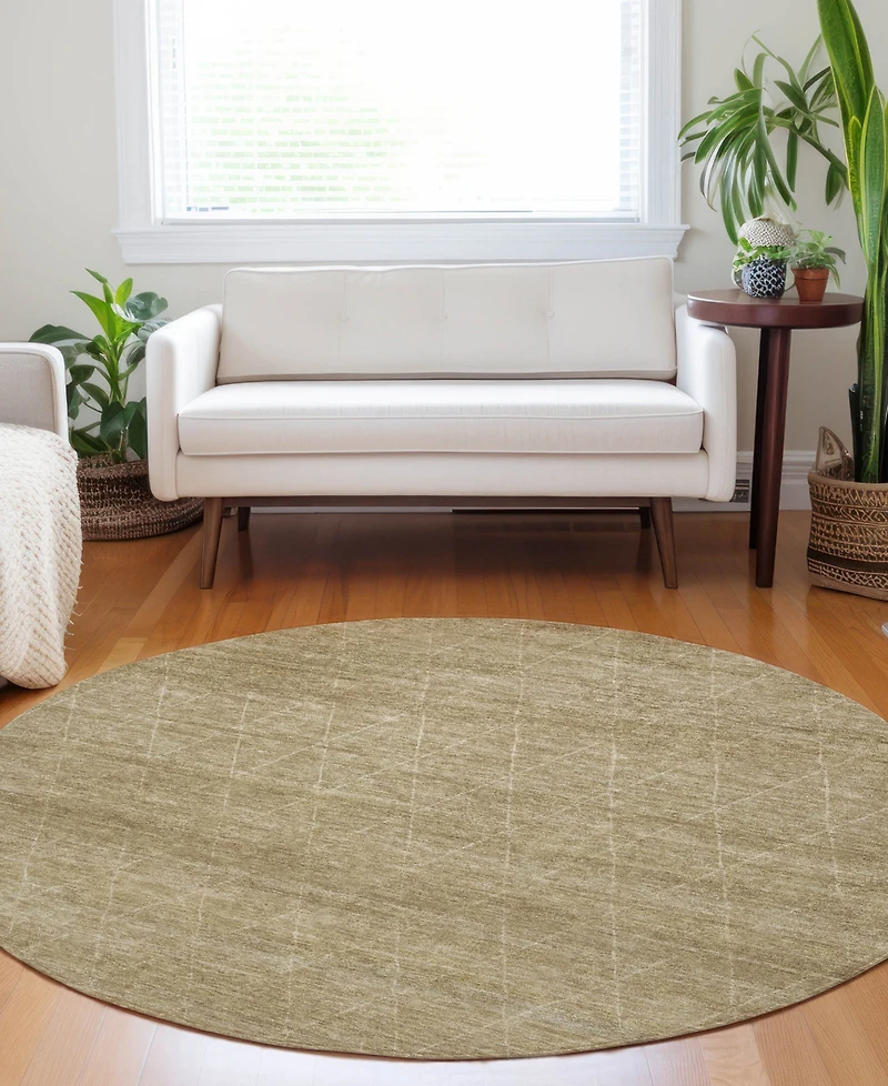 Dalyn Burano Washable BU3 8'x8' Round Area Rug
