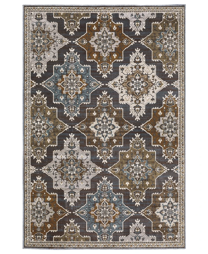 Oriental Weavers Ellington ELL07 5'3"x7'6" Area Rug