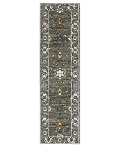 Oriental Weavers Ellington ELL09 2'3"x7'6" Runner Area Rug