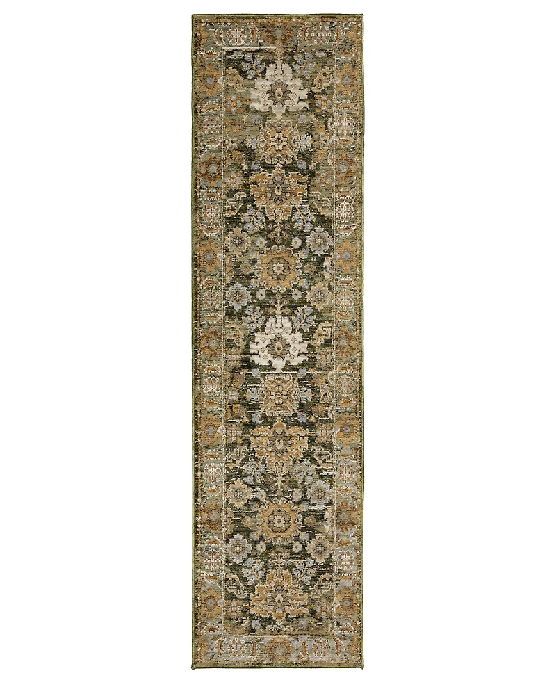 Oriental Weavers Andorra 2417B 2'3"x8' Runner Area Rug