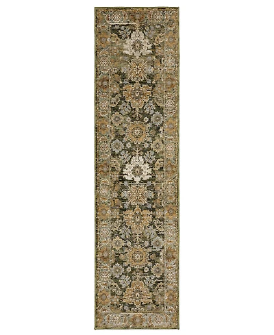 Oriental Weavers Andorra 2417B 2'3"x8' Runner Area Rug
