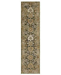 Oriental Weavers Andorra 2417B 2'3"x8' Runner Area Rug
