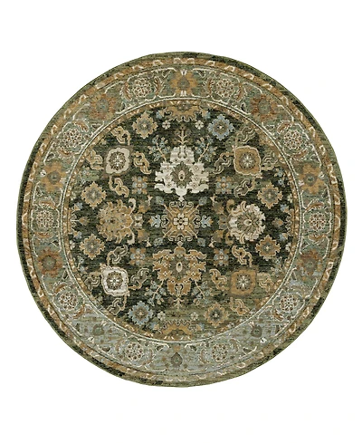 Oriental Weavers Andorra 2417B 7'10"x7'10" Round Area Rug