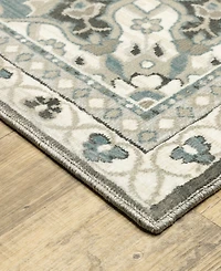 Oriental Weavers Ellington ELL01 2'3"x7'6" Runner Area Rug